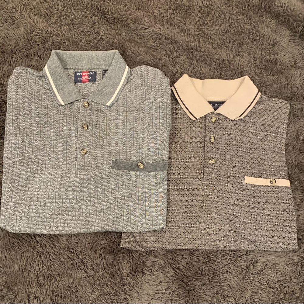 2 safe harbor sports wear shirts for $30